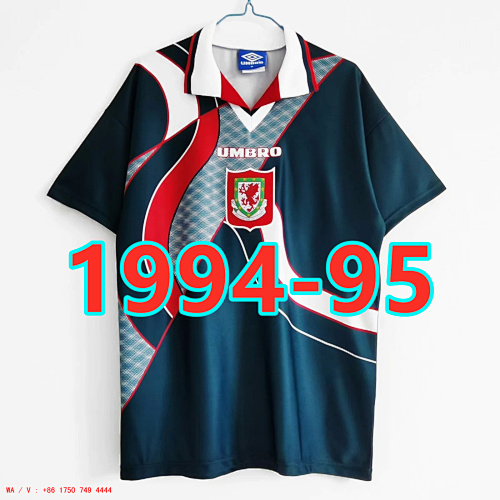 Wales TopThai Quality Retro Away Jersey S-2XL