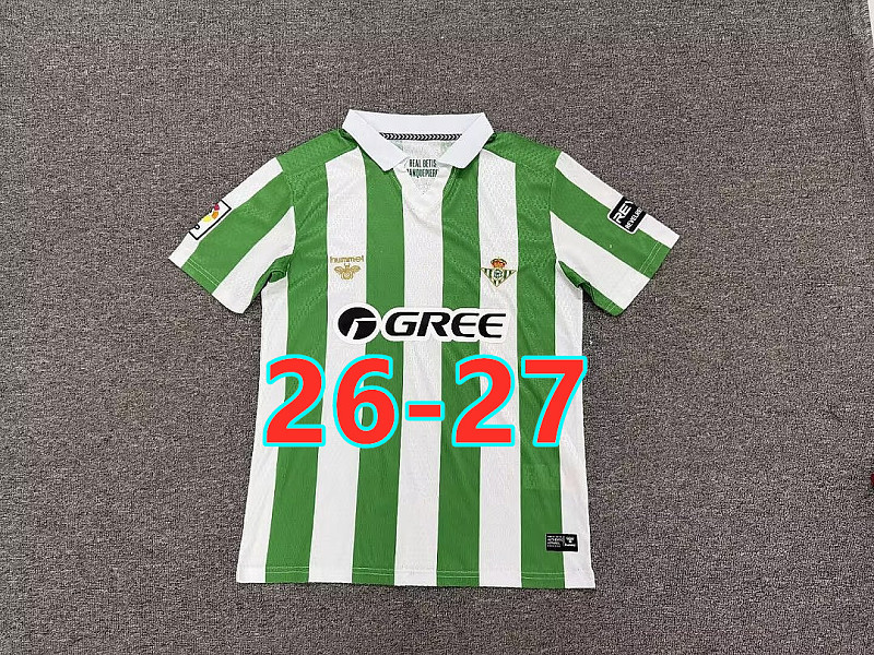 26-27 Real Betis Retro Jersey S-4XL