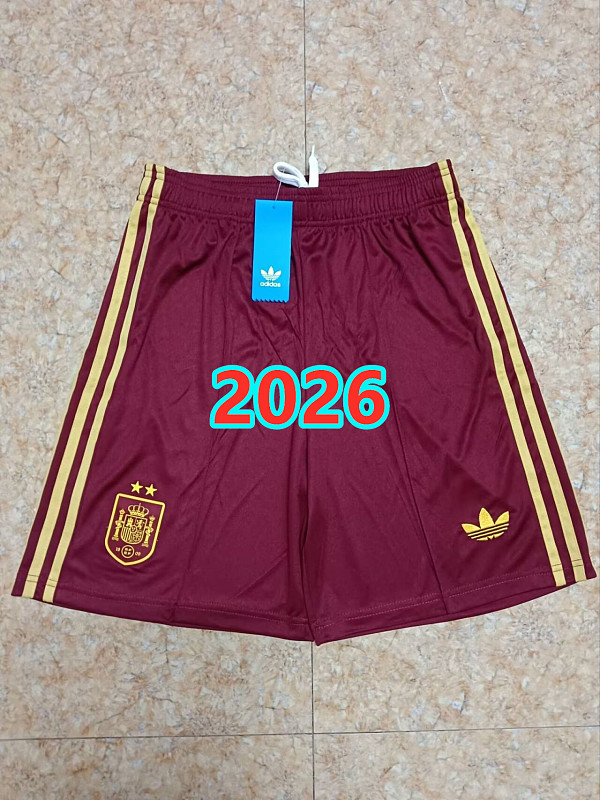 Spain Away Fans With 2 Stars Shorts S-2XL 2