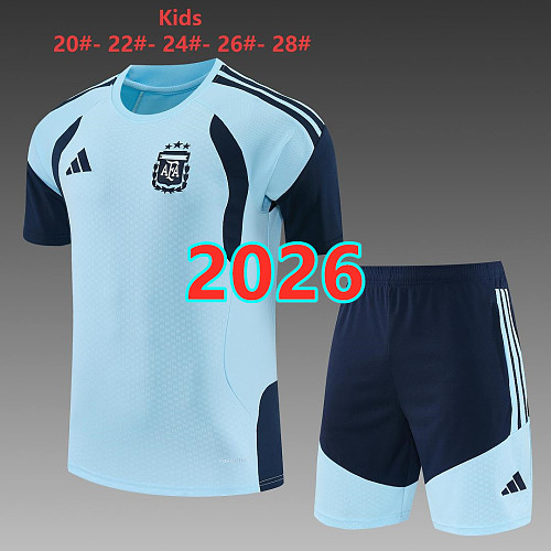 Argentina Kids Short Sleeve Tracksuit 20 -28