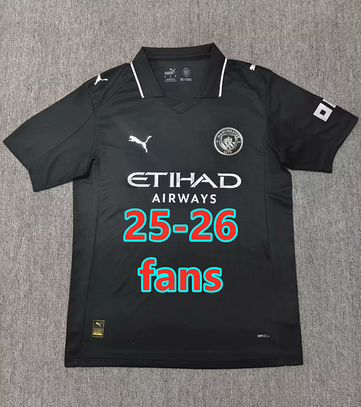 25-26 Manchester City Away Fans Version Jersey S-4XL