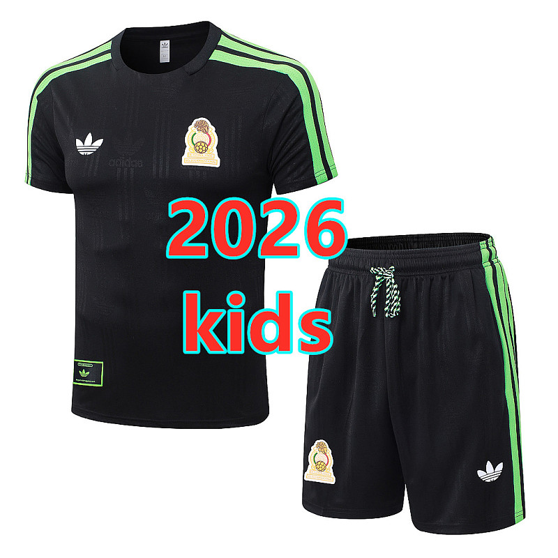 Mexico Kids Player Short Sleeve+shorts Kit 16 -28