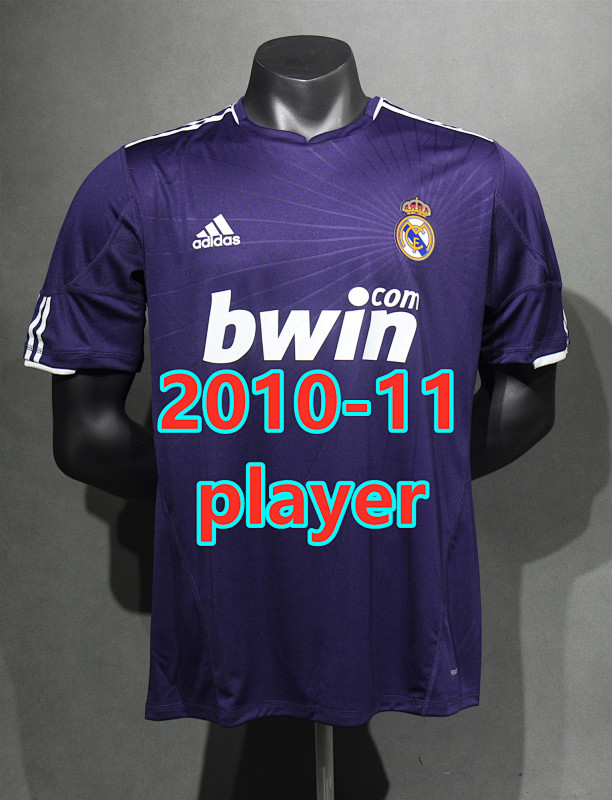Real Madrid Third Retro Player Jersey S-2XL