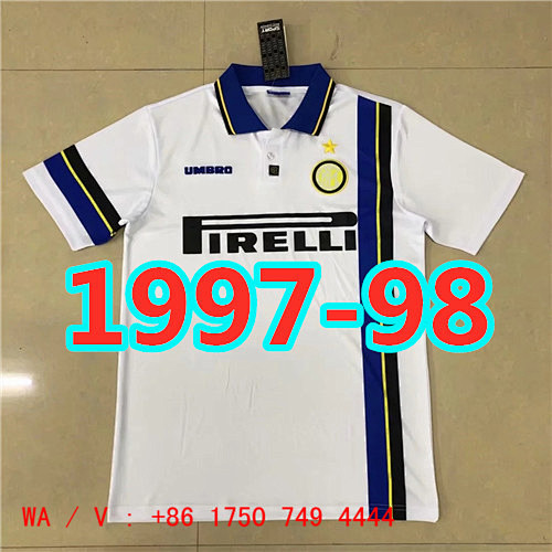 Inter Milan Retro TopThai Quality Away Jersey S-2XL
