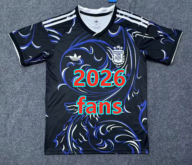 Argentina Away Fans Version Jersey S-4XL
