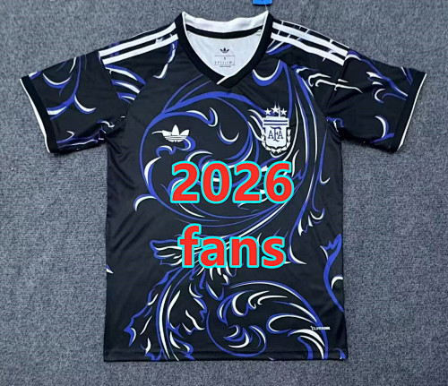Argentina Away Fans Version Jersey S-4XL