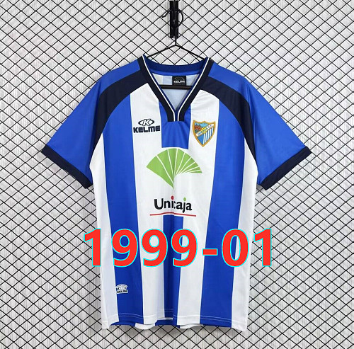Malaga Home Retro Fans Version Jersey S-2XL
