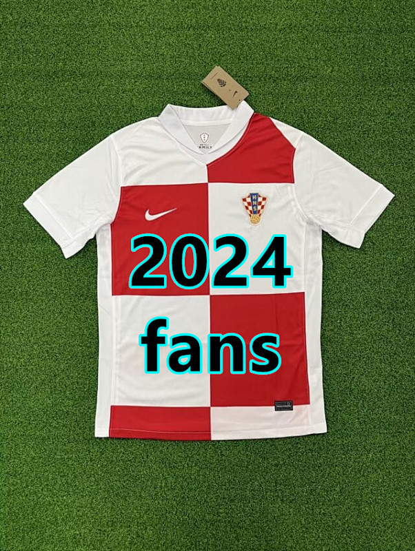 Croatia Home Fans Version Jersey S-4XL