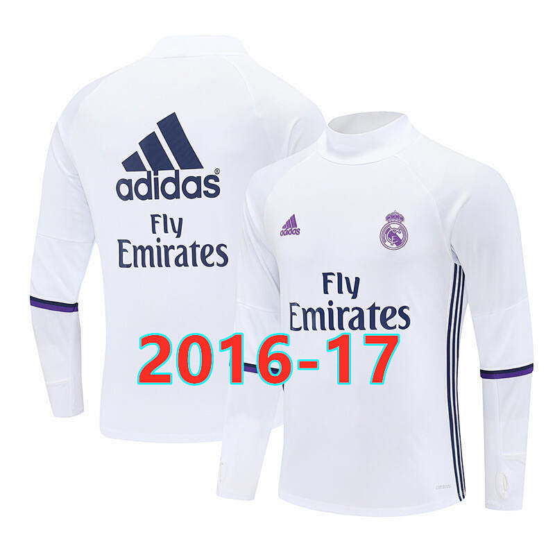Real Madrid Retro Long Sleeve Tracksuit S-2XL