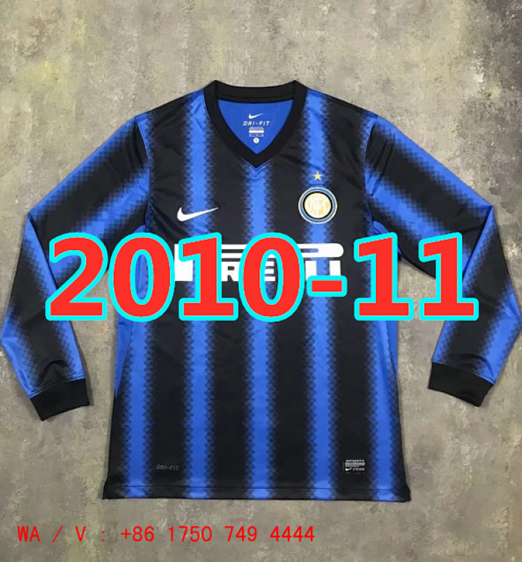 Inter Milan Retro Home Long Sleeve Jersey S-Xxl