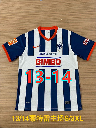 13-14 Monterrey Home Retro Jersey S-3XL