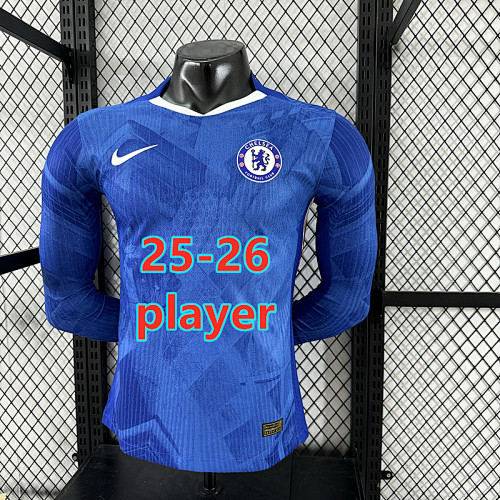 Epl& Ucl 25-26 Chelsea Home Player Long Jersey S-2XL