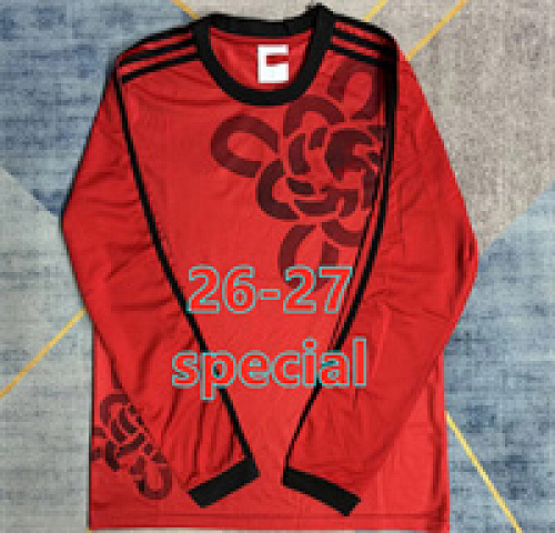 26-27 Manchester United Special Fans Long Sleeve Jersey S-2XL