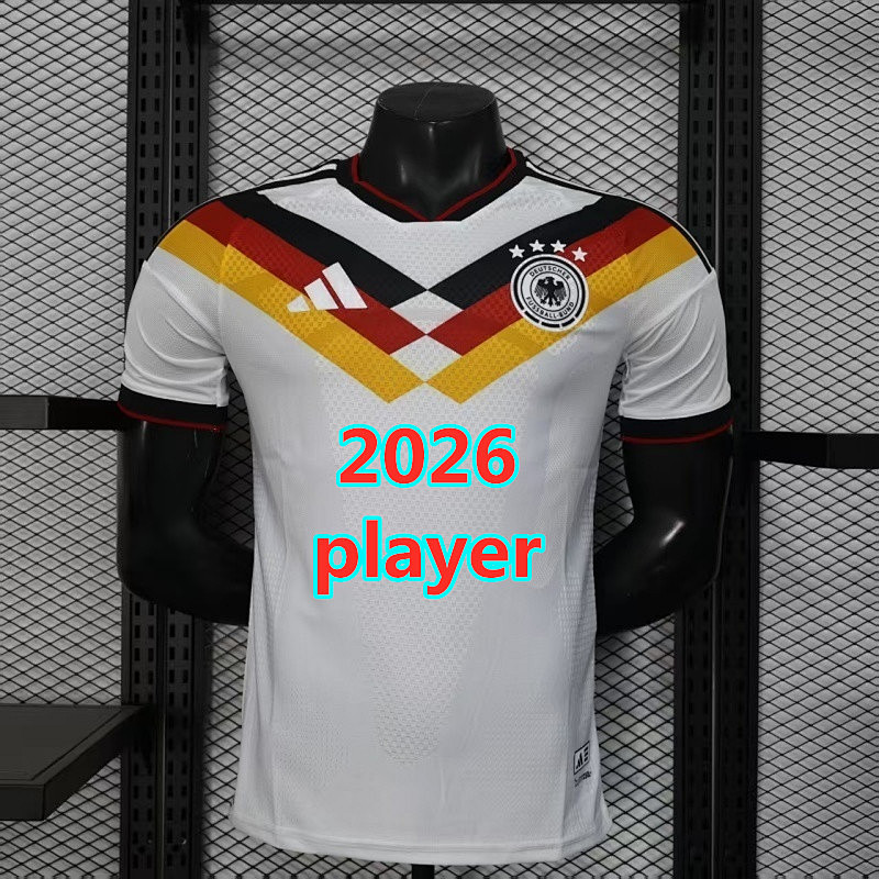 Germany Home Player Version Jersey S-2XL