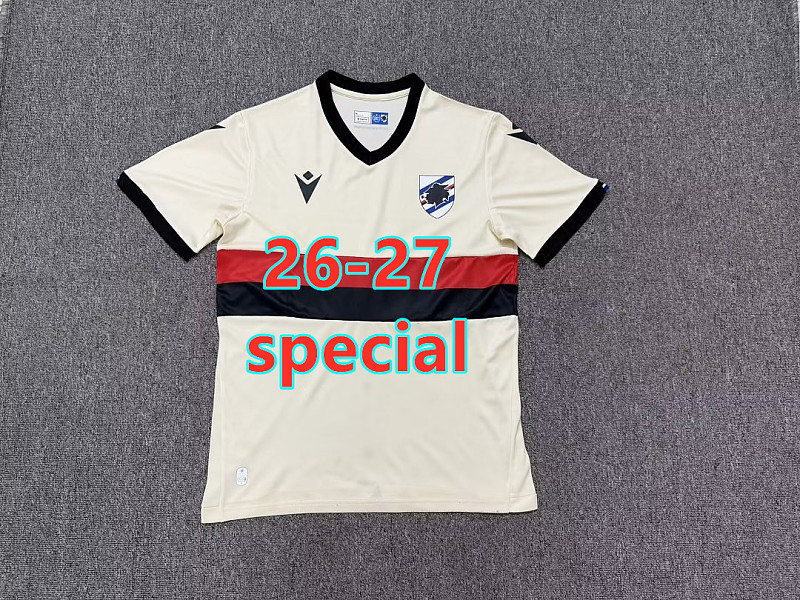 26-27 Sampdoria Special Edition Fans Version Jersey S-4XL