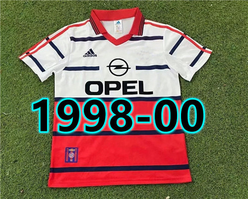 Bayern Retro TopThai Quality Away Jersey S-2XL