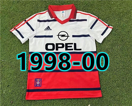 Bayern Retro TopThai Quality Away Jersey S-2XL