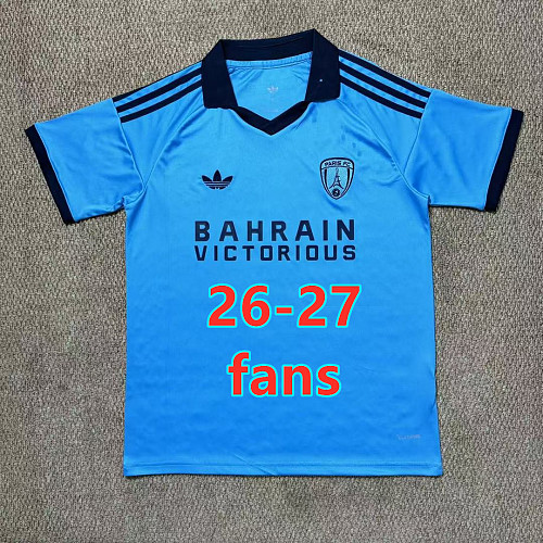 Balenciaga 26-27 Paris FC Away Fans Version Jersey S-4XL FC