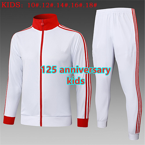 25-26 Bayern Anniversary Kids Long Zipper Jacket Kit 10- 18