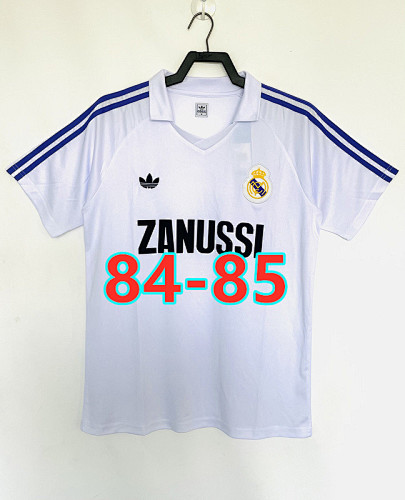 84-85 Real Madrid Home Retro Jersey S-2XL