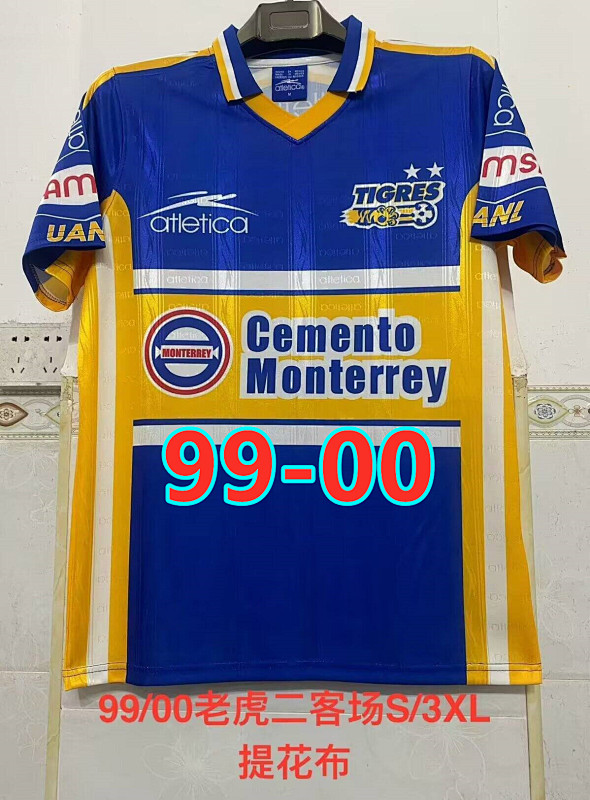 99-00 Ti.gres Ua.nl Third Retro Fans Version Jersey S-3XL