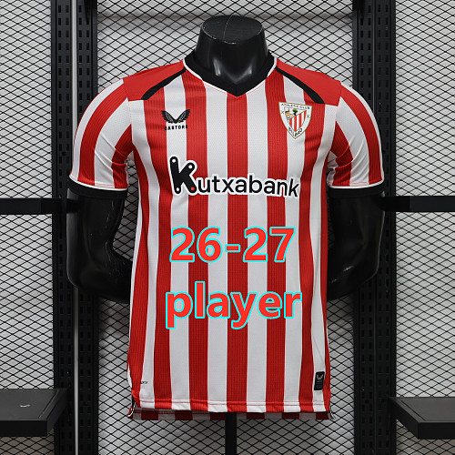 26-27 Athletic Bilbao Home Player Version Jersey S-4XL