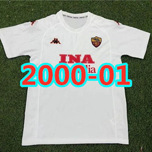 Roma Retro TopThai Quality Away Jersey S-2XL