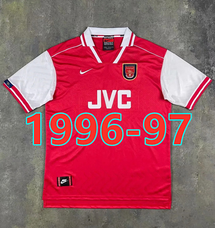 Arsenal Retro TopThai Quality Home Jersey S-2XL