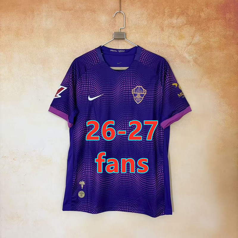 26-27 Elche Away Fans Version Jersey S-4XL