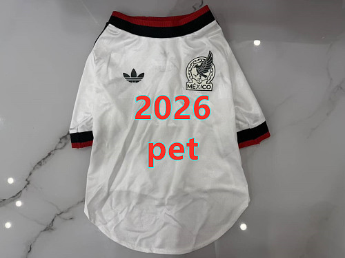 Mexico Away Pet Jersey S-2XL