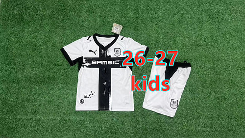 26-27 Rennais Away Kids Jersey+shorts Kit 16 -28