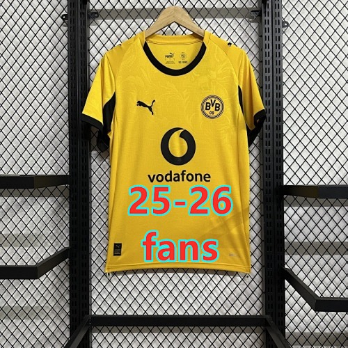 25-26 Dortmund Home Fans Version Jersey S-4XL