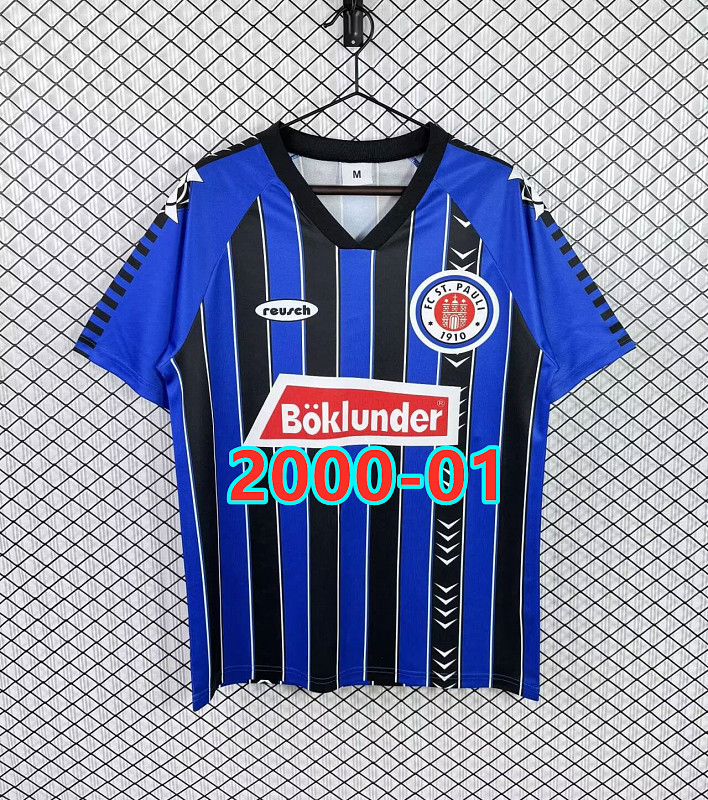 St. Pauli Away Retro Fans Version Jersey S-2XL