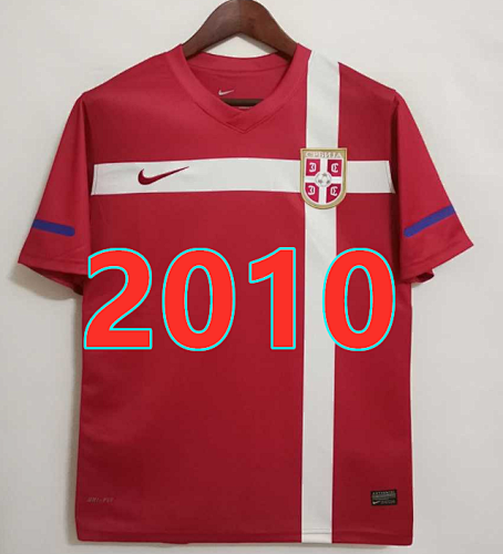 Serbia Retro TopThai Quality Home Jersey S-2XL