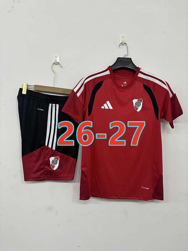 26-27 River Plate Short Sleeve Tracksuit Kit S-3XL