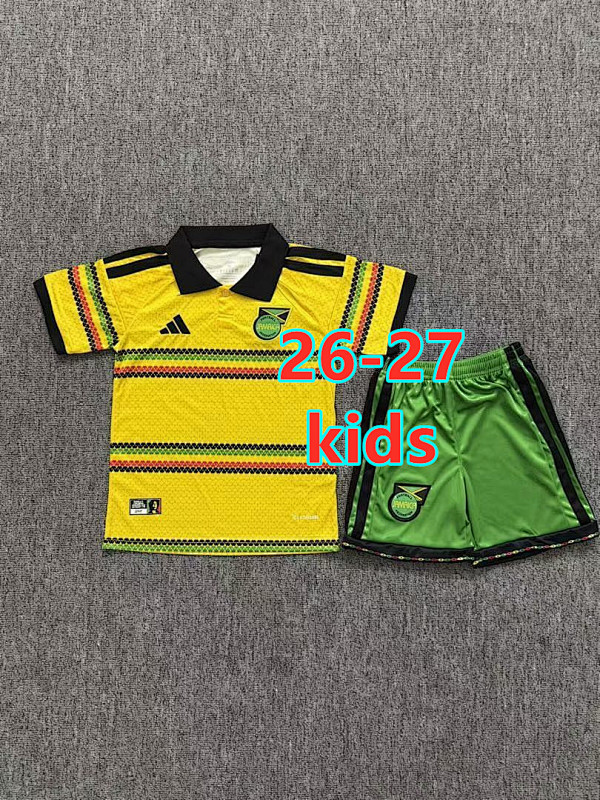 26-27 Jamaica Home Kids Jersey+shorts Kit 16 -28