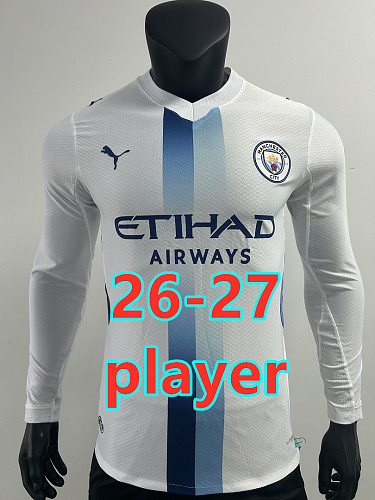 26-27 Manchester City Away Player Long Sleeve Jersey S-2XL
