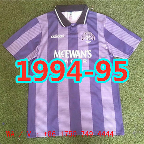 Rangers Retro TopThai Quality Third Jersey S-2XL