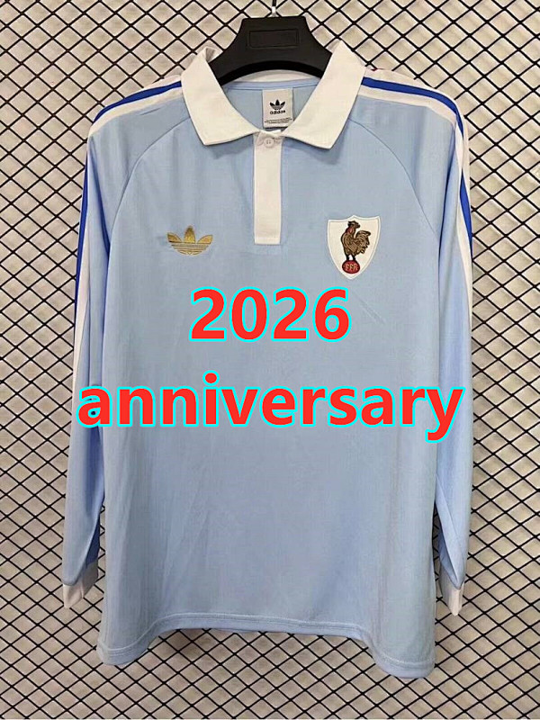 France Anniversary Fans Long Jersey S-4XL