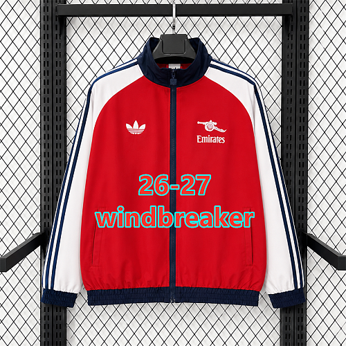 26-27 Arsenal Windbreaker S-2XL