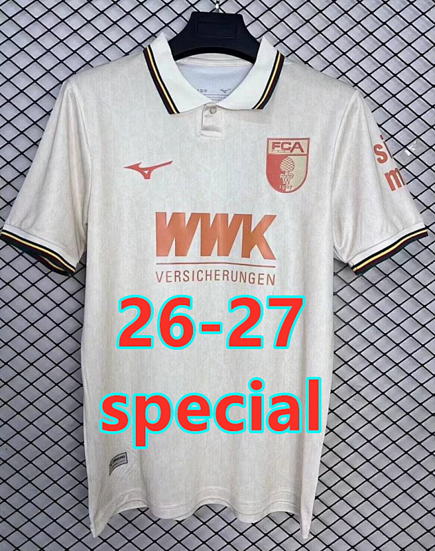 26-27 Augsburg Special Fans Version Jersey S-4XL