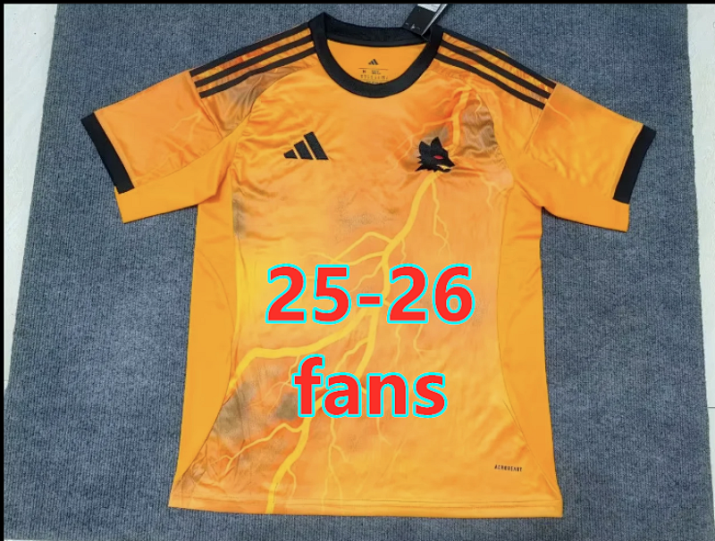 25-26 Roma Away Fans Version Jersey S-4XL