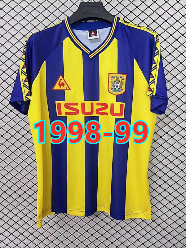 Coventry City Away Retro Fans Version Jersey S-2XL