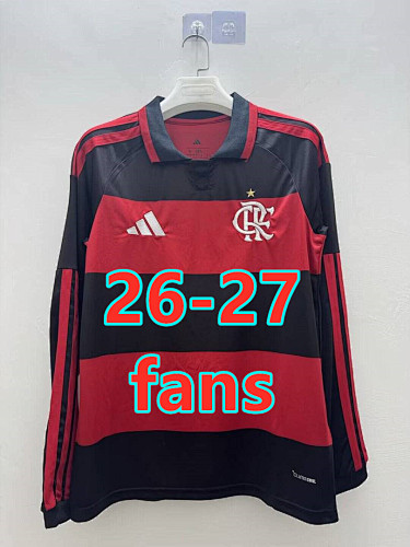 26-27 Flamengo Home Fans Long Jersey S-4XL
