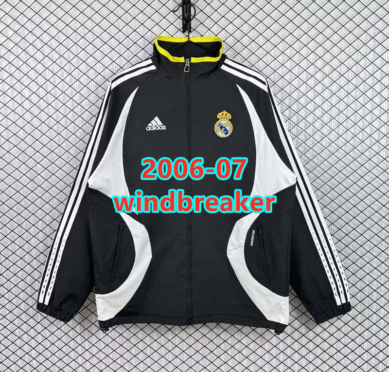 Real Madrid Retro Windbreaker S-2XL