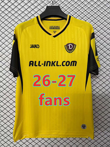 26-27 Dresden Home Fans Version Jersey S-4XL