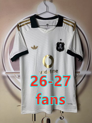 26-27 Orlando Pirates Away Fans Version Jersey S-4XL