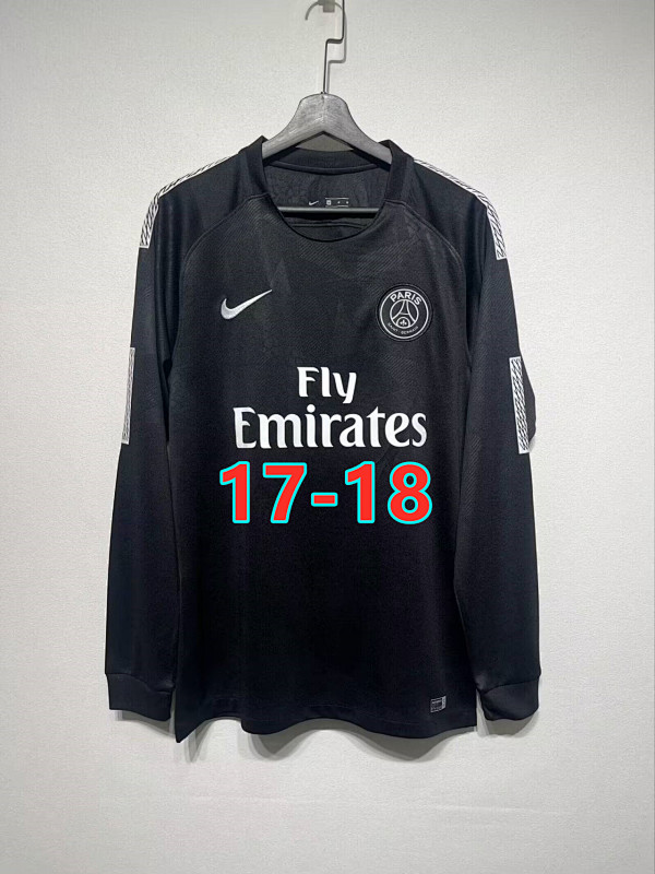 Balenciaga 17-18 Paris Psg Third Retro Long Sleeve Jersey S-2XL
