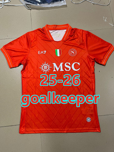 25-26 Napoli Goalkeeper Fans Version Jersey S-4XL