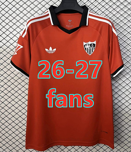 26-27 Sevilla Away Fans Version Jersey S-4XL